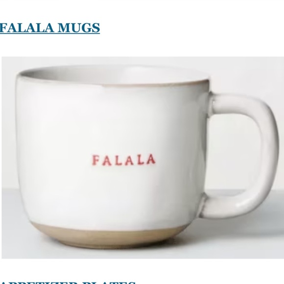 Target Hearth & Hand Christmas Falala Mug - Picture 2 of 6